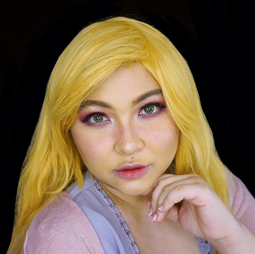 Obviously I haven't got time to create new look or take care of my giveaway. So here's another Rapunzel look!
.
I really hope @disney would make Tangled 2 😭
.
.
.
.
#disney #disneyprincess #tangled #rapunzel #blondie #pascal #coloroftheyear  #wakeupandmakeup #makeupforbarbies  #indonesianbeautyblogger #undiscovered_muas @undiscovered_muas #clozetteid #colorful #makeupcreators #beautybloggerindonesia #slave2beauty #coolmakeup #makeupvines #indobeautysquad #fdbeauty #mua_army #fantasymakeupworld #100daysofmakeup