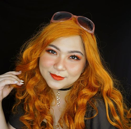 Orange 🍊🍊
.
Merida vibes is strong with this one 😂
.
Tutorial on previous post 💕
.
.
.
.
#Pantone #2012 #TangerineTango 
#coloroftheyear #orange #tangerinetango #wakeupandmakeup #makeupforbarbies  #indonesianbeautyblogger #merida #brave #disneybound #undiscovered_muas @undiscovered_muas #clozetteid #colorful #makeupcreators #beautybloggerindonesia #slave2beauty #coolmakeup #makeupvines #indobeautysquad #fdbeauty #mua_army #fantasymakeupworld #100daysofmakeup