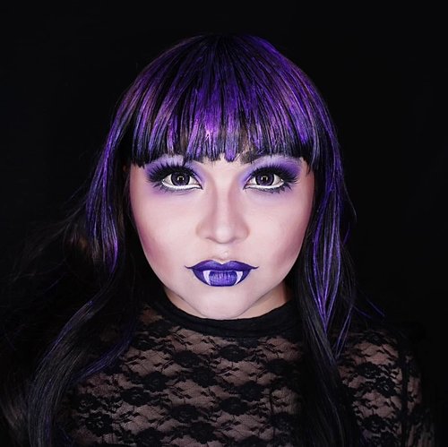 Elissabat from @monsterhigh! Swipe!
.
Tutorial coming soon ❤
.
.
.
.
#auzolamakeupcharacter #dirumahaja #stayhome #wakeupandmakeup #purple #purplemakeup #monsterhigh #makeupforbarbies  #indonesianbeautyblogger #undiscovered_muas @undiscovered_muas #clozetteid #makeupcreators #slave2beauty #coolmakeup #makeupvines #tampilcantik #mua_army #fantasymakeupworld #100daysofmatkeup #15dayscontentmarathon