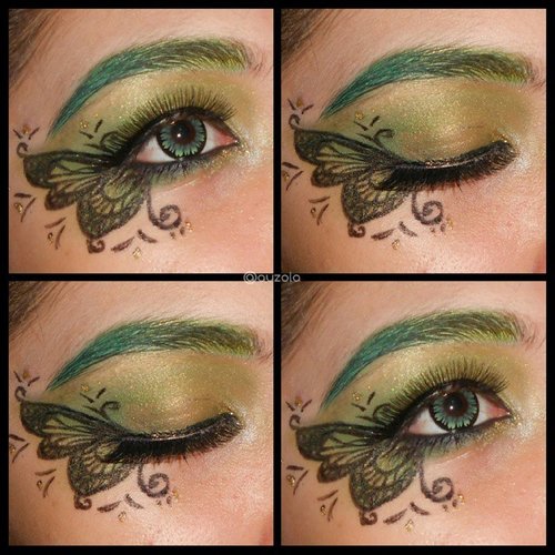 Fly into my eyes #makeup #eyemakeup #eyes #green #butterfly #zidgiveaway #zaloraid #5dayschallenge @zaloraid #billytjongforzalora #clozetteid