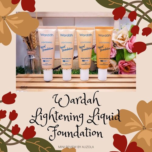 #auzolareview siapa yang belum pernah nyobain foundie @wardahbeauty yang satu ini? Aku udah lumayan lama pakai ini, udah sempat aku tulis juga di blog!
.
Ini foundation harganya GAK SAMPAI 50rb! Yuk baca dulu mini reviewnya biar gak kepo!
.
Full review bisa cek blogku ya www.rainbowdorable.com, search aja wardah foundation❤
.
.
.
.
#review #wardah #wardahbeauty #wardahlighteningliquidfoundation #makeupreview #makeup #foundation #clozetteid #fdbeauty #cchannelbeautyid #tampilcantik #makeuplokal #localbrand #brandlokal