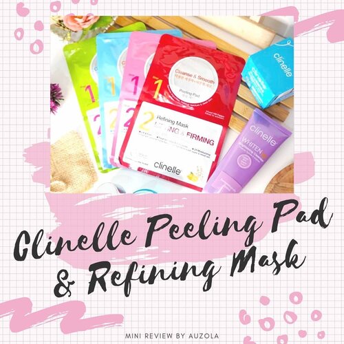 #auzolareview Salah satu masker rekomendasi ku! 2in1 udah include peeling pad! 
. 
. 
. 
. 
#clinelle #clinelleindonesia #mask #facemask #clozetteid #cchannelbeautyid #fdbeauty #beautymask #beautyreview