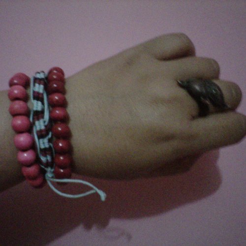 Handmade bracelets #pink #blue #bracelet