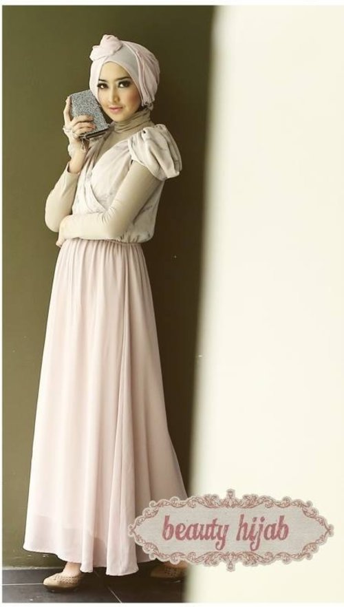 Haiva Dress - Nude Brown/Dusty Pink