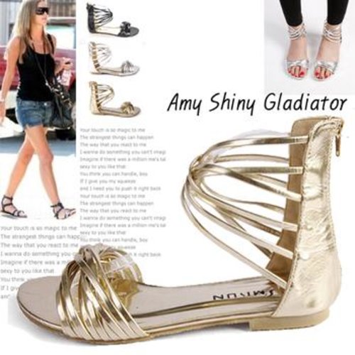 Rakuten BELANJA ONLINE: Sweet And Shine Flat Gladiator < Shoes & Bags < Fashion Accessories < Accessories < Yes 24 Indonesia