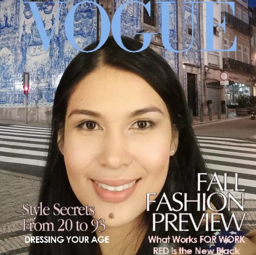 Here's my #VogueChallenge 😁
.
What do you think?
..
...
#ClozetteID
#selfie
#ShamelessSelfie
#tuesday 
#instaselfie
#magazine
#vogue
#voguemagazine
#faceapp