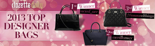 Clozette Daily 2013 Top Designer Bags Voting Contest 