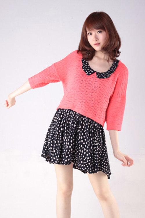 Rakuten BELANJA ONLINE: Neon Sweater Pink < Dress < Gowigasa