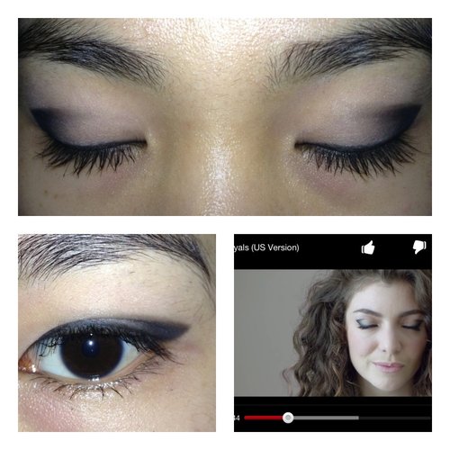 Lorde 'Royals' inspired makeup look