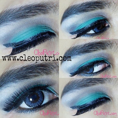 Greeny #EOTD #eyemakeup #indonesianbeautyblogger #beautyblogger #learningmakeup #makeup #clozetteid #clozettedaily