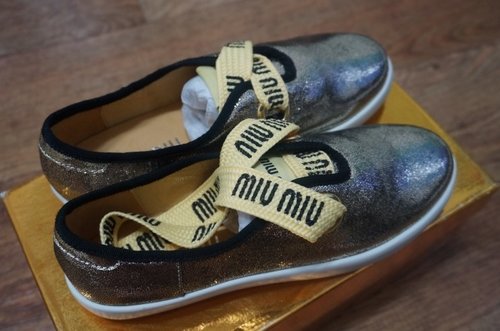 Miu Miu Glittter Shoes!