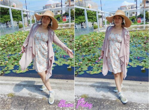 Summer Hangout ☀#ootd #ootdbunda #自分撮り #ファッションスタイル #沖縄 #夏 #かわいい #楽しい
 #summer #okinawa #lilypond #kawaii #fashion #summerdress #travel #travelgram #japan #clozetteid #MissEhara #ibumudabijakjalanjalan