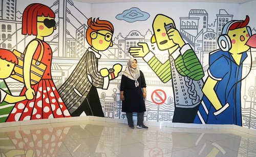 Suka dengan mural-mural yang ada di beberapa dinding @metroindahhotel sayang kan kalo nggak futu-futu 😀

#bandung
#hoyeldibandung
#staycation
#holiday
#idntimes
#clozetteid
#traveling
#liburanmurah