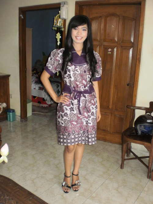 My Lovely Purple batik, simple and chic