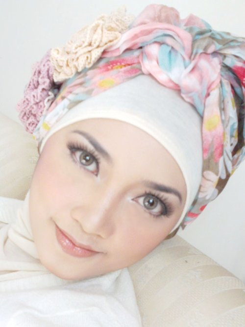 Summer turban hijab