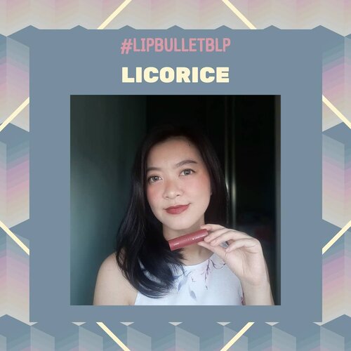 LICORICEShade "antagonis" yang memikat.Di bibirku terlihat lebih merahnya dengan hint coklat.Shade ini tentu cocok banget digunakan untuk acara formal / malam. Atau di ombre dengan Pavlova pasti cantik.#LipBulletBLP #OnTheLips #clozetteid#MELpinkpalette