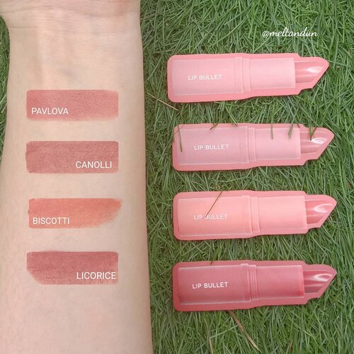 #LipBulletBLP Sekilas pasti banyak yang merasa keempat shades ini mirip.Kalau menurutku si memang tujuannya kita bisa menemukan shade yang kita banget!Shade yang sudah pasti aman & nyaman dipakai sehari-hari. Our lips but better shade la sebutannya.Dan terbukti ketika melihat temen #BLPGirls lainnya nge-swatch, aku bisa menebak shade mana yang paling mereka suka, ya karena memang secocok itu dengan warna bibir & kulit mereka.Amazing sih, cukup 4 shades doank udah bisa bikin ketemu "the one". 💋 Packaging:tube simple dengan warna yang disesuaikan dengan shade lip bullet. Ada keterangan nama shade di samping & belakang tube.Menurutku sizenya mungil jadi praktis dibawa kemana-mana. 💋 Formula:Creamy ketika diaplikasikan, lalu akan berubah menjadi satin finished namun terlihat seperti matte. Ya emang sekece itu sih.Dan super nyaman & ringan. 💋 Pigmentasi:Luar biasa! Dari shade paling muda sampai paling gelap, semua warnanya pigmented banget & ga patchy sama sekali.Full swatches ada di IG Story & IG post aku.Don't forget to tag me kalau sudah mencoba juga ya Harga : 129rbBisa dibeli di website BLP Beauty & Beauty Space terdekat...#clozetteid #MELpinkpalette