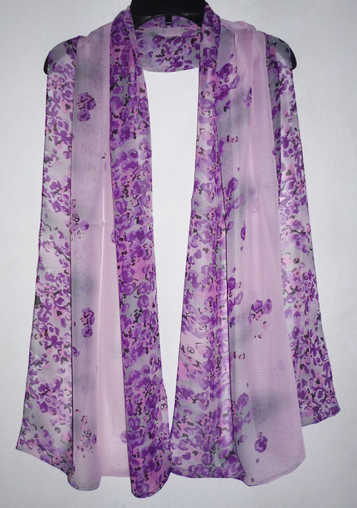 [BNWOT] Sakura Flower Shawl #Purple Pink