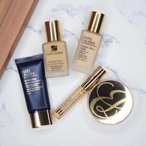 All about complexion by Estee Lauder, kalian ada yg pernah cobain juga ga nih ? Pada suka pake yang manaa ?.#EsteeID #DoubleWearOrNothing #EsteePartner #favemira #ClozetteID