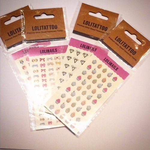 Adorable!!!! Tiny nail tattoo for your nail decorations! Cant wait to give this @lolitattoo a try 😊 #clozetteid #nails #nailart #nailtattoo #naildrcals #indonesianbeautyblogger #beautyblog #beautyblogger #lolitattoo #cute #temporarytattoo