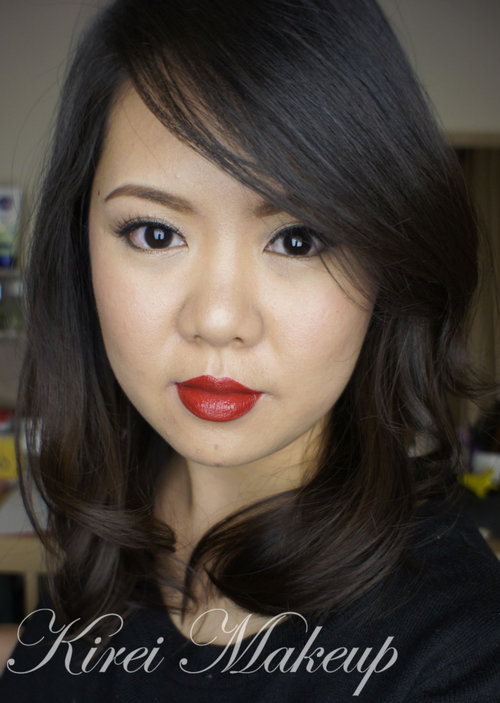 Easy Red Lips Holiday Makeup - Kirei Makeup