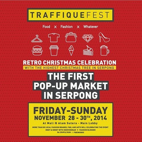 Come and check out #traffiquefesf in Mall Alam Sutra! Don't forget to drop by @healthymonsters booth to grab some yummy deliciousness!!!! I'm going to be there tomorrow so say Hi if you see me around! Xoxo

#clozetteid #bazaar #alsut #alamsutra #festival #indonesia #indonesianblogger #indonesianbeautybloggers #fashion #food #health #healthy #granola #jakarta #popupjakarta #hkt #popupstore #tangerang #serpong