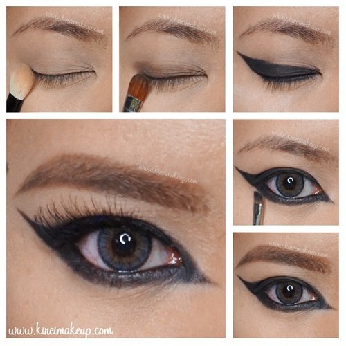Cat eye makeup inspired by @taylorswift #badblood mv 😸😸😸. Details are in the blog - link is in my bio.——————————————————Primer – Urban Decay Primer Potion “Original”Base – @katvondbeauty  Shade + Light Eye Contour “Laetus”Eyelid – @katvondbeauty Shade + Light Eye Contour “Lazarus”Upper lash line –  @katvondbeauty Shade + Light Eye Contour “Saleos”Cat eyeliner/Lower Lashline – @katvondbeauty Shade + Light Eye Contour “Shax”Waterline – L’oreal Voluminous Smoldering eyelinerMascara – Cover Girl Lash Blast “Very Black“Brows – @AnastasiaBeverlyHills Brow Wiz “Medium Brown”; @lorealpariscan Stylist Brow PlumperFalsies – @gwiyomiboutique no. 3 ——————————————————#clozetteid #kireimakeup #kvdlook #kvdbeauty #mayamiamakeup #anastasiabeverlyhills #makeup #motd #eotd #mua #makeupartist #tutorial #beautyblog #beautyblogger #torontoblogger #makeupartistsworldwide #beautyshareit #picturemeetsbeauty #wakeupandmakeup  #makeupjunkie #makeupaddict #norvina #universodamaquiagem_official #makeupfanatic1 #torontobeautyblogger #indonesianbeautyblogger #muashoutoutdaily #taylorswift #badblood