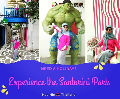 Setahun yang lalu main di Santorini Park Thailand 🇹🇭🎠🎢
Reportase sudah posting di blog dan YouTube dari tahun lalu juga dong 🤩 

#balqis57travel 
#traveler #themepark #traveling #thailand #wanderlust #clozetteid