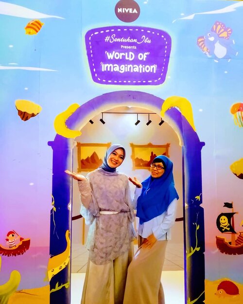 NIVEA #SentuhanIbu 2019 mempersembahkan World Imagination dalam menyambut liburan dan Hari Ibu. World Imagination merupakan taman bermain interaktif terinspirasi petualangan penuh imajinasi yang akan diselenggarakan tgl 20 - 22 December 2019 di Ecopark Ancol bekerjasam dengan komunitas dongeng Ayo Dongeng Indonesia, Waktunya Main dan Sembilan Matahari. #clozetteid #dongengindonesia #parenting