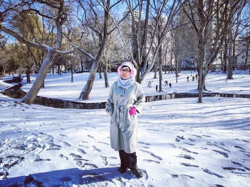 Hokkaido University 🏫 Winter ❄️🌨️ #balqis57travel #indonesiantraveler #traveler #japan #wanderlust #hokkaido #winter #clozetteid