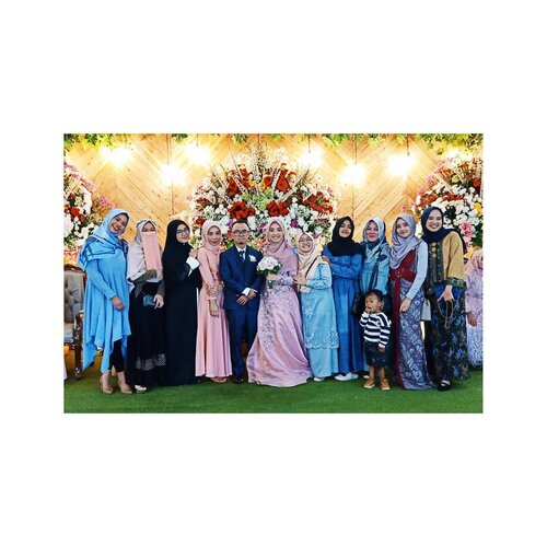 Words cant describe how happy I am. Once again happy wedding nejil  @naylaharaswati 🎎❤