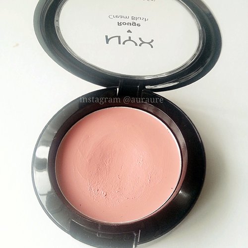 I tried several cream blushes from Bobbi Brown, YSL, MAC, Illamasqua, etc. But what i love the most about this NYX cream blush is its consistency, longevity and the color payoff is almost the same with the high brand cream blush. It blends into my cheekbone naturally. The color just perfect.