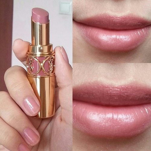 This is my HG lipstick of all! I have dry and chapped lips, so every time I  wear lipstick, I need to prep my lips. but, when i use this ysl lipstick, it smoothen my lips and i can wear it with my bare lips. the texture is somehow the creamiest lipstick ever. it is so pigmented and smell good!