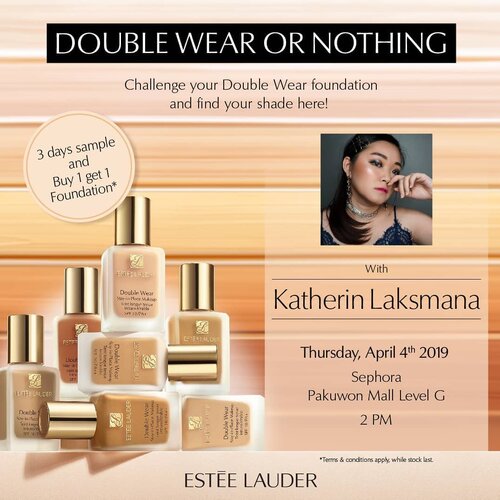 Nahhh!!!Yang mau ikutan acara ini. Kath pny invitation buat kaliaan niii. So caranya gmn supaya bs dtg k acaranya?Syarat ikut nya : 1. harus follow @esteelauderid2. comment di post alasan mau ikutGampang kan!!! Cusss!!!!..  #esteeid #doublewearornothing#charisceleb #tampilcantik #inspirasicantikmu #ragamkecantikan #undiscovered_muas #make4glam #dailygirlsfeed #tipscantik #koreanmakeup #videotutorial #makeuptutorial #autoplay @tampilcantik @tipscantikreatif #colorfulmakeup #ulzzang #asiangirls #clozetteid #clozetteambassador