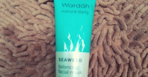 Review Masker WARDAH seaweed balancing facial mask