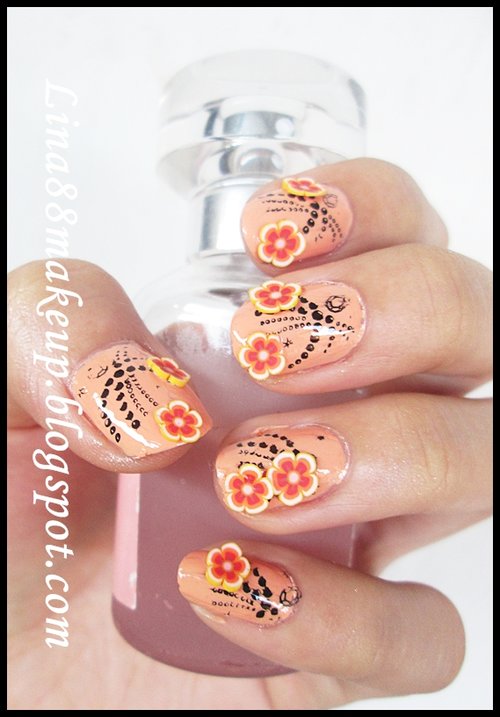 Pretty blossom nail art