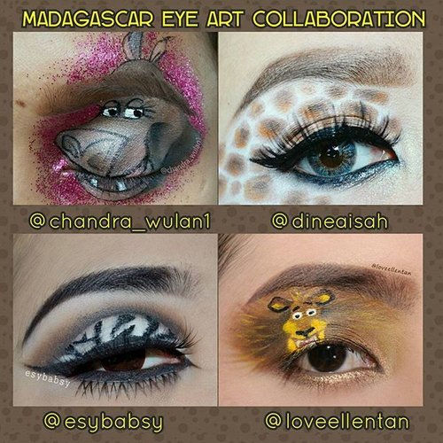 Eyemakeup Collaboration with @chandra_wulan1 @esybabsy @loveellentan ((Madagascar Eye Art Collaboration))
Thank you for having me ❤❤
Me as Giraffe 😂😂 #Clozette #Clozetteid #Beauty #Makeup #Eyemakeup #EOTD #madagascar #giraffe #anastasiabeverlyhills #Browwiz #Darkborwn #ltprocosmetics #silkygils #Deyekoid #Sleekmakeup #NYXcosmetics #Jepmilk #Dasistersblog #BBloggers #Fellas #Beuatybloggerid #Fotdibb #Indonesiabeuatyblogger #Instamakeup