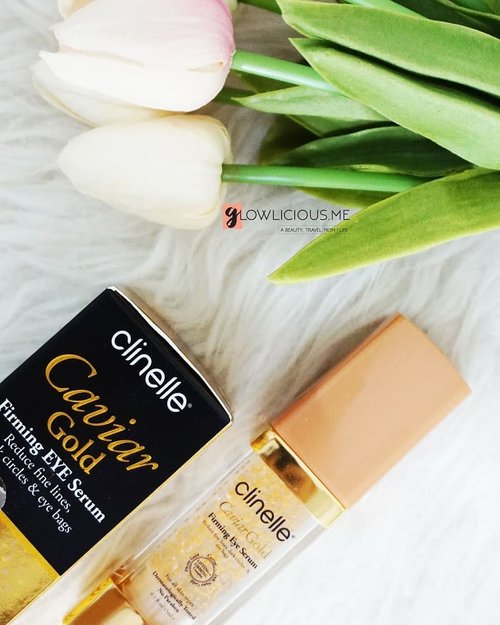 Firming Eye Serum @clinelleid ini mengandung Caviar dan 24k gold yang berfungsi untuk membantu melembabkan kulit di sekitar mata sekaligus membantu mengurangi garis halus dan kerutan.Kamu juga bisa baca review lengkapnya di blog aku Beauty Escaper : www.Glowlicious.Me.#GlowliciousDotMe @GlowliciousMe.in love with the result on my eyes💙💙💙.#Clozetteid #ClinelleIndonesia #ClinelleCaviarGold #Clinelle #ProtectandRevive