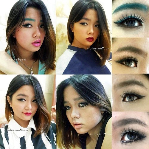 New review is up. 4 different eyelashes for 4 different looks by @naomi_eyelash. Check my review on my blog. Link is on my bio or simply find it in http://www.floiresan.com/2015/04/naominew2015.html 😄 #clozetteid #review
