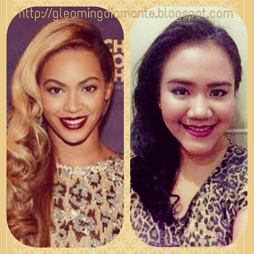 My version of Beyonce Inspired Look! Check out the complete post on my blog http://gleamingdiamante.blogspot.com

#inspired #makeup #makeover #beyonce #blogger #beautyblogger #indonesianbeautyblogger #clozetteid #clozettedaily #vscocam #vscoism