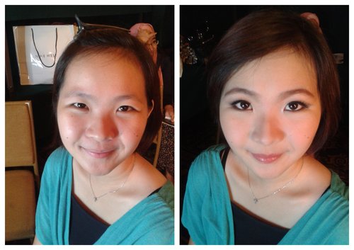 Before After Party makeup