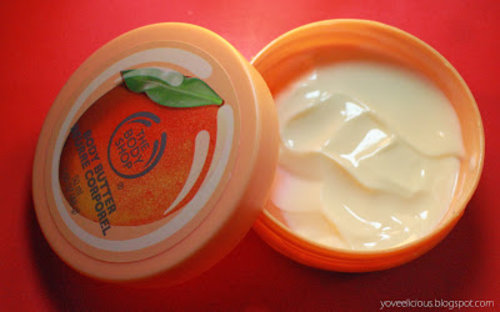 The Body Shop Mango Body Butter is heavenly a blast for super dry skin like mine.