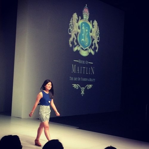 CongratZ dear @michi_maitlin for the new collection of spring summer 2015.. :) cant wait too see u again soon.. So sorry cant wait till you done with backstage things hehhhe.. See ya nexttime Ok!! :) #esmod #bazaarfashionfestival2014 #springsummercollection2015 #fashion #fashionid #fashionporn #fashionworld #clozette #clozetteid #clozettegirl