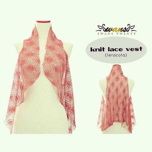 This wek most fav item : Knit lace Vest - teracota
Grab it fast!!
coming soon for other 2 color.. 