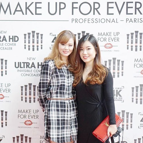 Yesterday at @makeupforeverid #UltraHDConcealer event. Finally meet one of my favorite person here in Instagram, @pamelawirjadinata. #UltraHDGeneration
.
.
#EventWithJeanMilka #beautyevent #todayevent #makeup #makeupforever #clozetteid