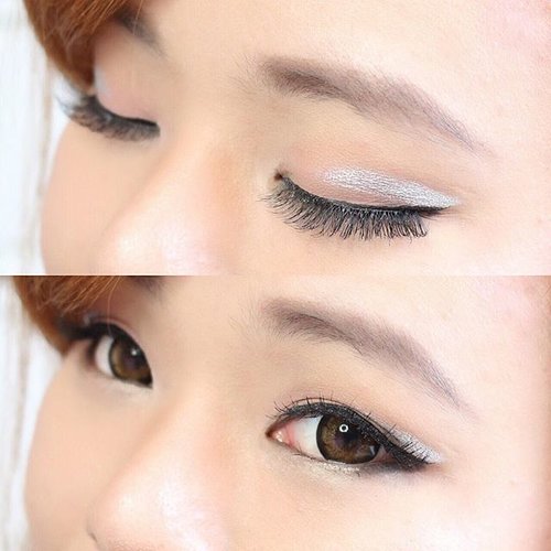 I love what silver eyeliner can do for my eyes ☺️ Makeup Details :
Eyes are @toofaced Chocolate Bar Palette, @nyxcosmetics Retraceable Eyeliner in Silver, @makeupstoreindonesia Microshadow Pollution. Lashes is @rtsybeauty lash in first date. 
More about this makeup is on bit.ly/popsilvervid (link is on bio)

#eotd #JeanMilkaMOTD #JeanMilkaEOTD #eyeshadow #clozetteid #alcantaramakeup #instamakeup #mayamiamakeup #vegas_nay #wakeupandmakeup #auroramakeup #glamrezy #hudabeauty #instabeauty #anastasiabeverlyhills #motd