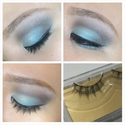Another eye look inspiration for today ♥ wearing @gwiyomiboutique lashes. They are really comfortable to wear and the length fits perfectly on my eyes. 
The eye look is inspired by the movie frozen. Love the whole blue-ish color theme. 
#clozetteid #clozettedaily #clozetteidgirl #beautybloggerindonesia #bloggerjakarta #bbloggerid #bblogger #indonesiablogger #indonesianbeautyblogger #fdbeauty