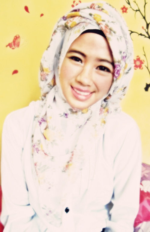 My hijab of the day style ^_^