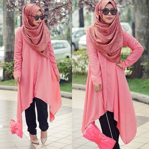 Pink Touch for Hijab Inspiration