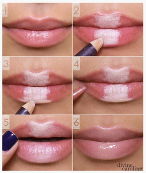 How to make lips look fuller